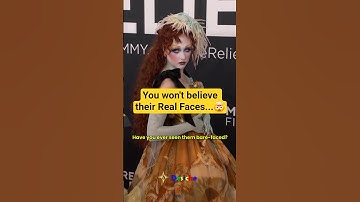 Je gelooft hun echte gezichten niet...! 🤯#celebrity #celebritygossip #shorts