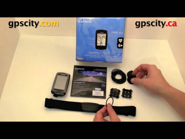 the Garmin Edge Cycle computer with GPS City - YouTube