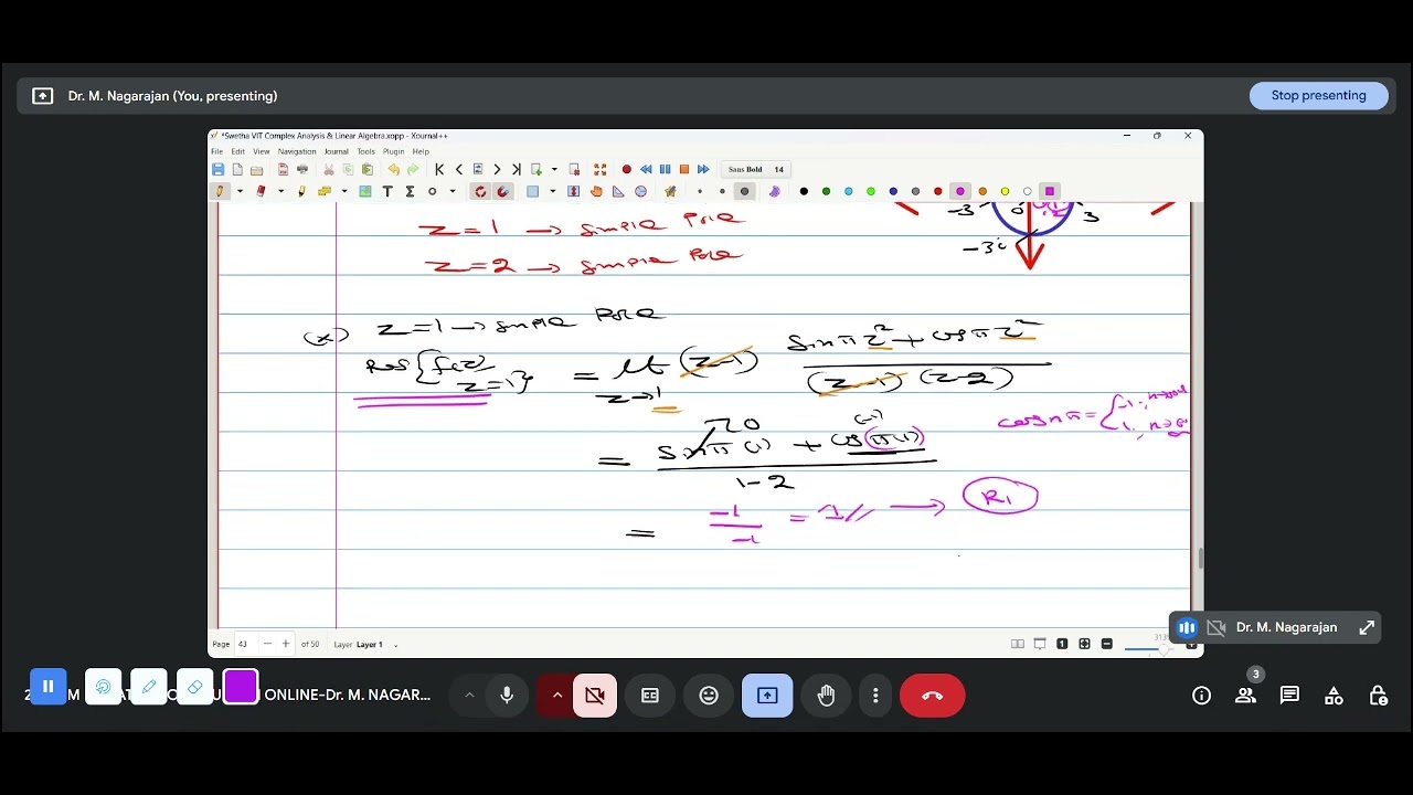 Complex Integration: Residues Theorem: Problems - YouTube