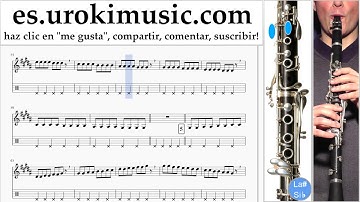 Como Tocar Clarinete Sia Elastic Heart Parte#1 Clases Notas Musicales Tutorial Tablatura Maestro