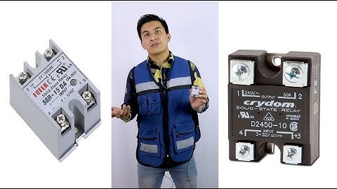 Relevadores De Estado Solido SSR Cómo funcionan y Cómo conectar APRENDE AUTOMATIZACIÓN EN 2 MINUTOS!