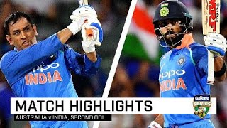 Kohli, Dhoni too good for the Aussies | Second Gillette ODI screenshot 4