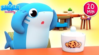 Who Took The Cookie From The Cookie Jar - Healthy Habits for kids | Nursery Rhymes | Shark Academy