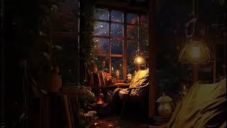Stormy Night in A Cozy Nook #cozynook #rainsounds