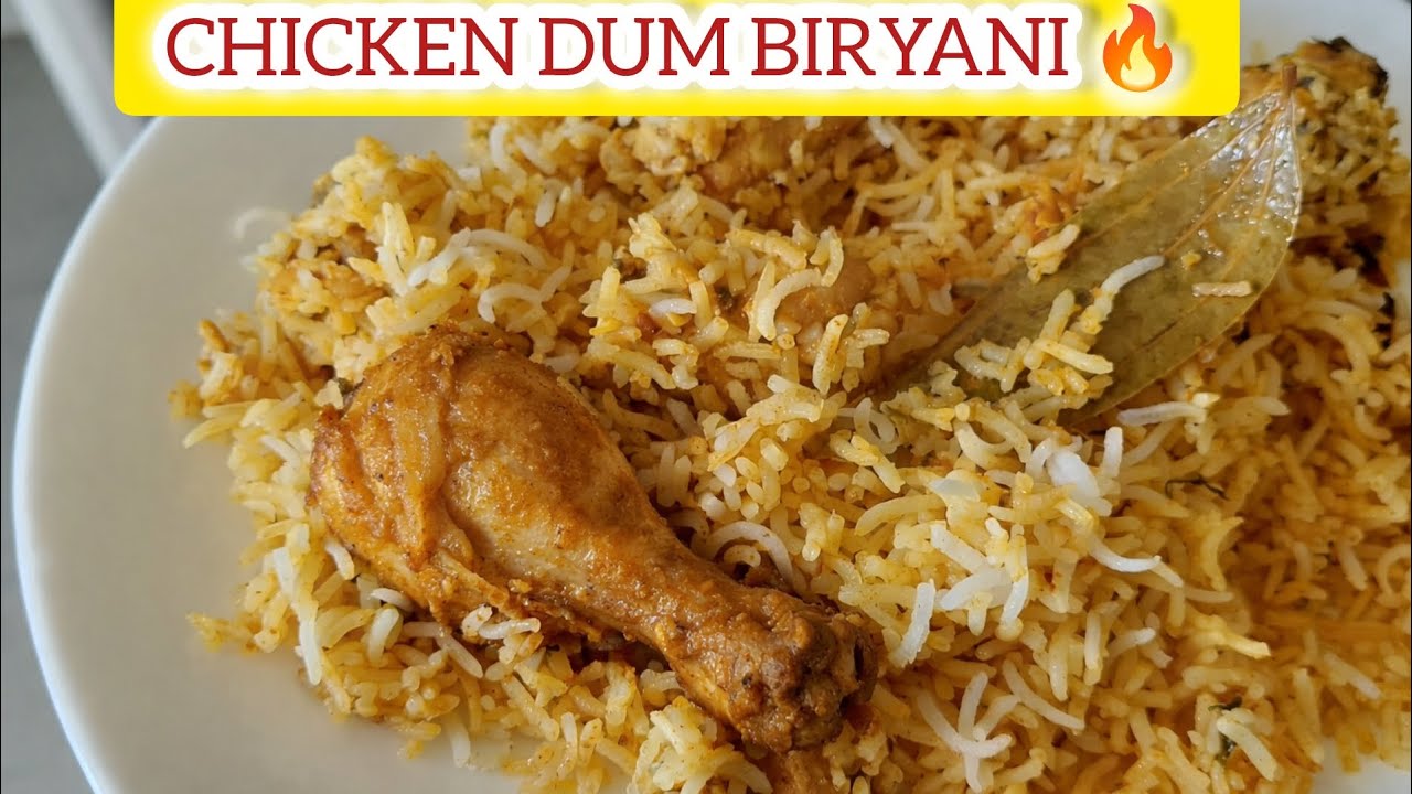 Perfect Chicken Dum Biryani at Home | Step-by-Step Recipe 😋🔥