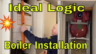 Ideal Logic Max Boiler Installation / Open Therm / Nest Thermostat