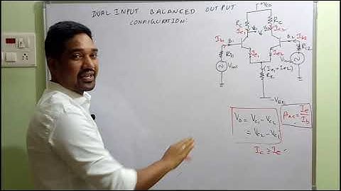 voltage gain of a Dual input balanced output configuration| LICA by ushendra