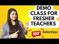 Teachers demo kaise de  how to give demo class in school  ideas  concept to teach small kids