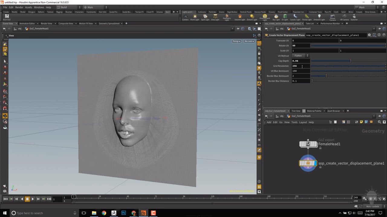 how to transfer object from houdini into zbrush