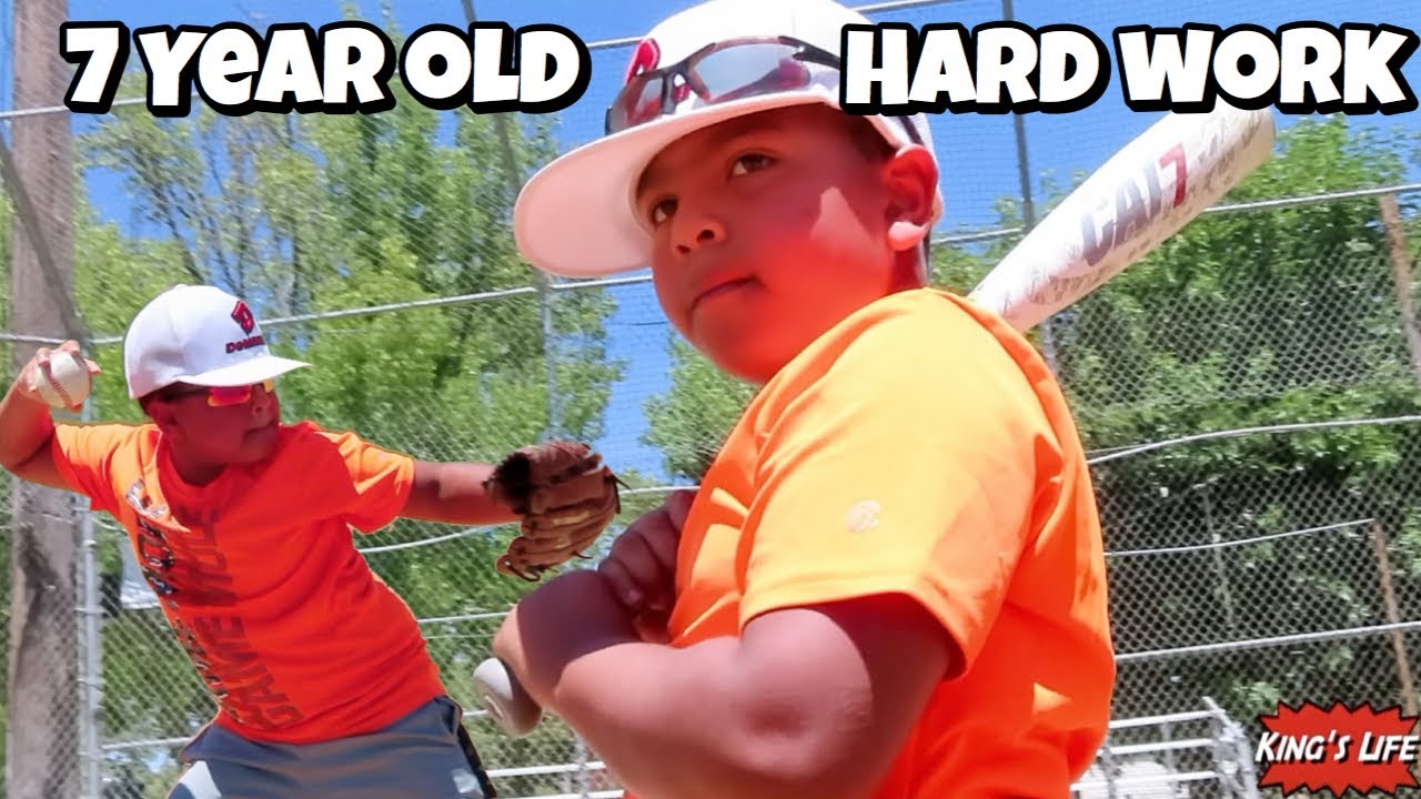 7 Year Old Practicing Baseball Fundamentals King's Life Baseball