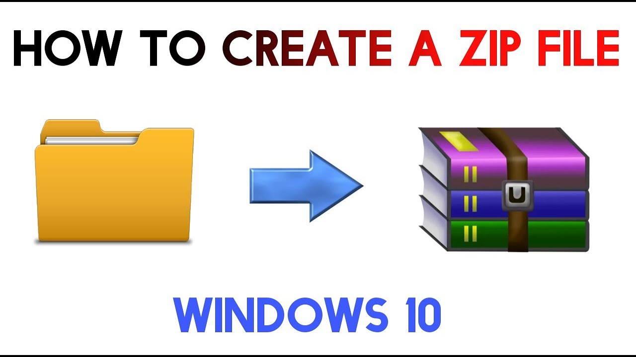 create new zip folder windows 10