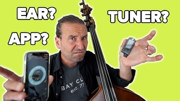 Tuning a double bass - what