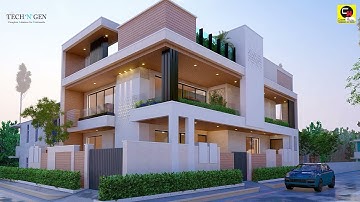 The Corner Villa | 3d Rendering in Lumion and modeling in 3ds Max | CareerHacks