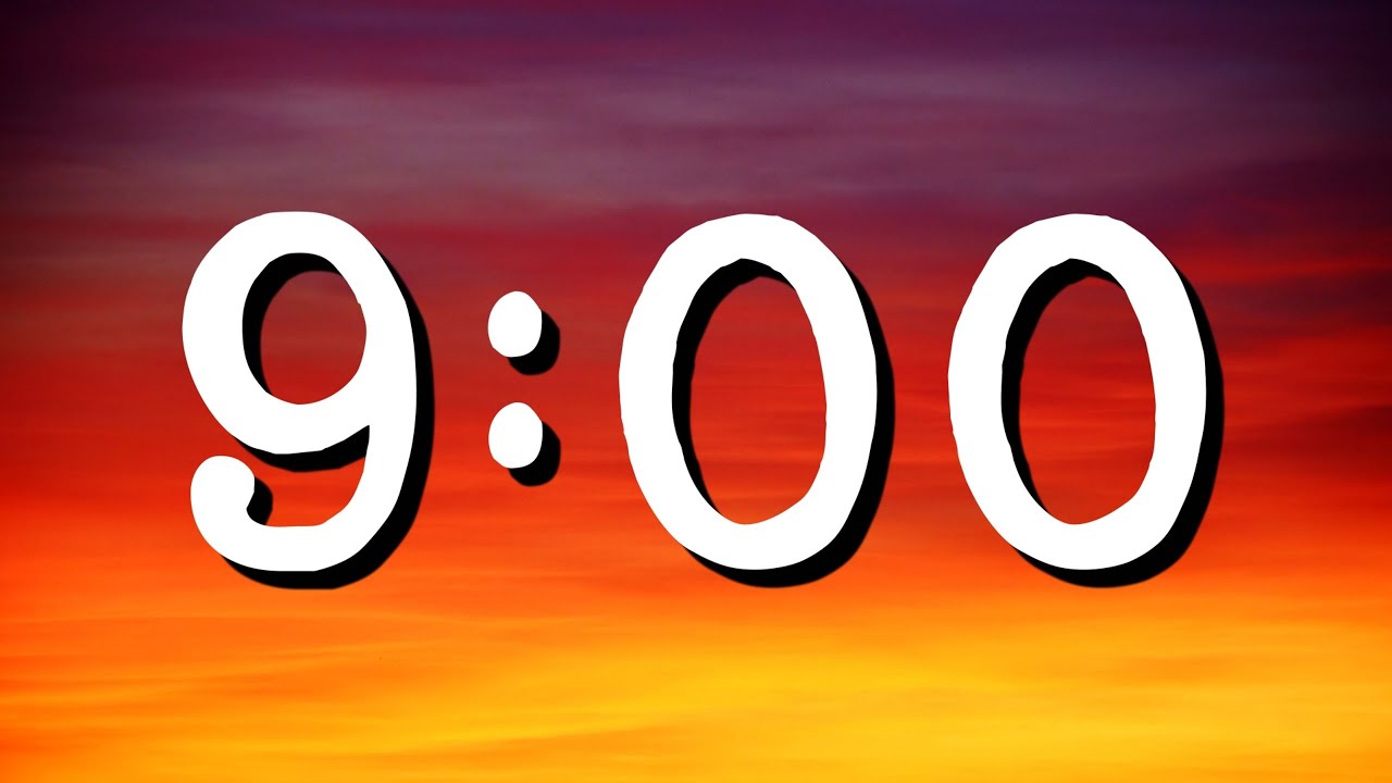 9 Minute Countdown Timer - YouTube