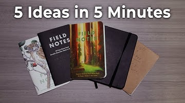 5 Ideas for Your Pocket Notebooks