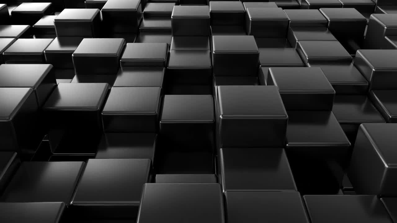 Black Cubes Background V2 Stock Motion Graphics - YouTube