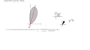 AP CALCULUS TUTOR WALKTHROUGH for Question #2 from the 2019 AP Calculus (BC Only) FREE RESPONSE