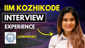 My IIM Kozhikode Interview Experience 🤯 [converted] | Most stressful Interview | CAT 2024