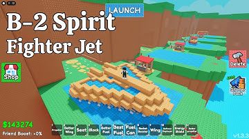I Built a B-2 Fighter Jet in Build a Plane - Roblox!