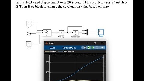 Acceleration Simulation in MATLAB Simulink