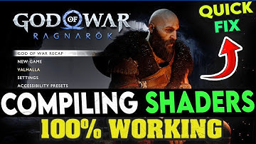 How to FIX Compiling Shaders Issue in God of War Ragnarok PC | Stuck in Compiling Shaders Screen
