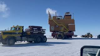 Ice Road Rig Move