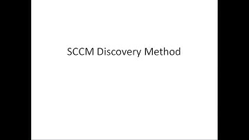 SCCM Client Discovery