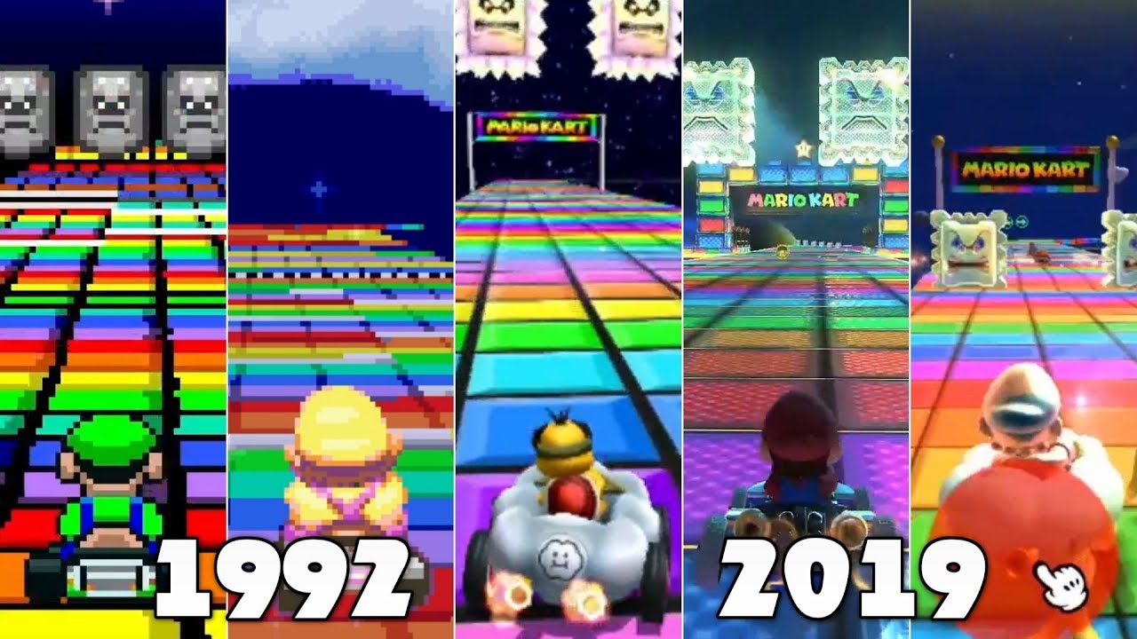 Evolution of Bowser in Mario Kart (1992-2020) 