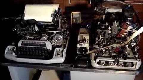 AN/FGC-25 Kleinschmidt Teletype Set