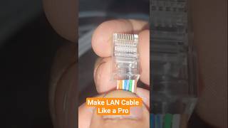 How to Crimp RJ45 Connector Step by Step | Network Cable Making Tutorial #techtutorial