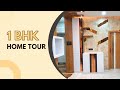 1 BHK HOME TOUR INTERIOR DESIGN & EXECUTION | MODERN LUXURY BY CUSTOM DESIGN INTERIORS PVT. LTD.
