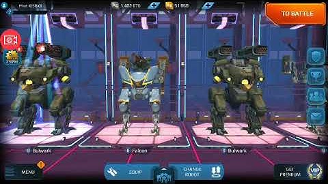War robots: new robots bulwark and falcon (gameplay) TEST SERVER!!