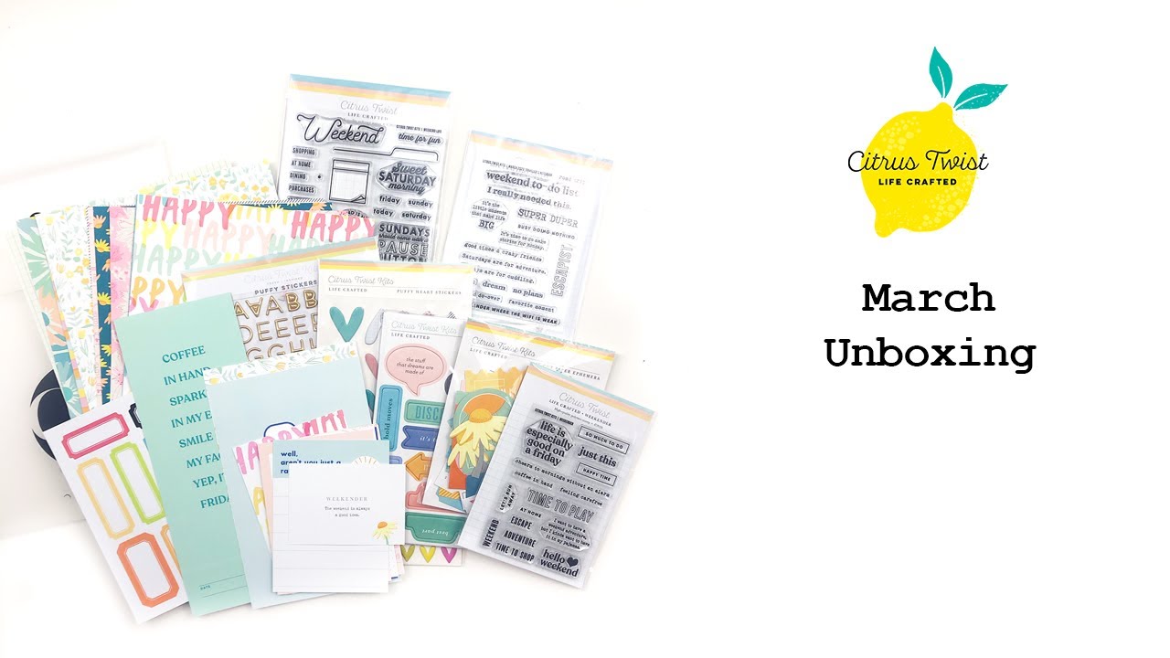 Citrus Twist Kits March "Weekender" Unboxing
