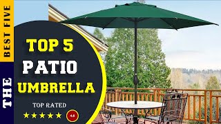 ✅ Top 5: Best Patio Umbrella For Wind 2023 [Tested & Reviewed]