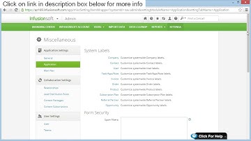 How to find your Infusionsoft App Name and API Key13