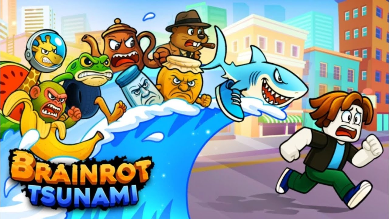 PARTE 2 JOGO DE TSUNAMI DE BRAINROT (SORTEIO DE CONTA)