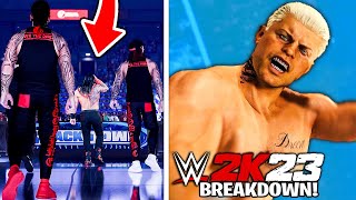 *NEW* WWE 2K23 BREAKDOWN & Things You Missed!