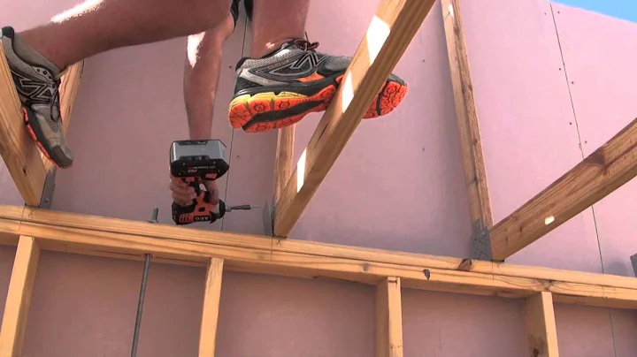 Roof Truss Erection & Tie Down Demonstration for S...