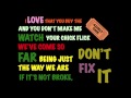 Austin & Ally - Not A Love Song Lyric Video (HD)