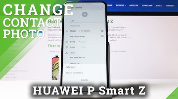 How to Add Photo to Contact in HUAWEI P Smart Z – Add Profile Picture