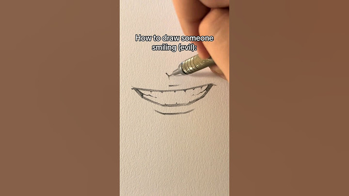 How to draw someone smiling (Evil) ||  Jmarron