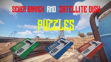 SEWER BRANCH AND SATELLITE DISH PUZZLES - Rust Tutorials