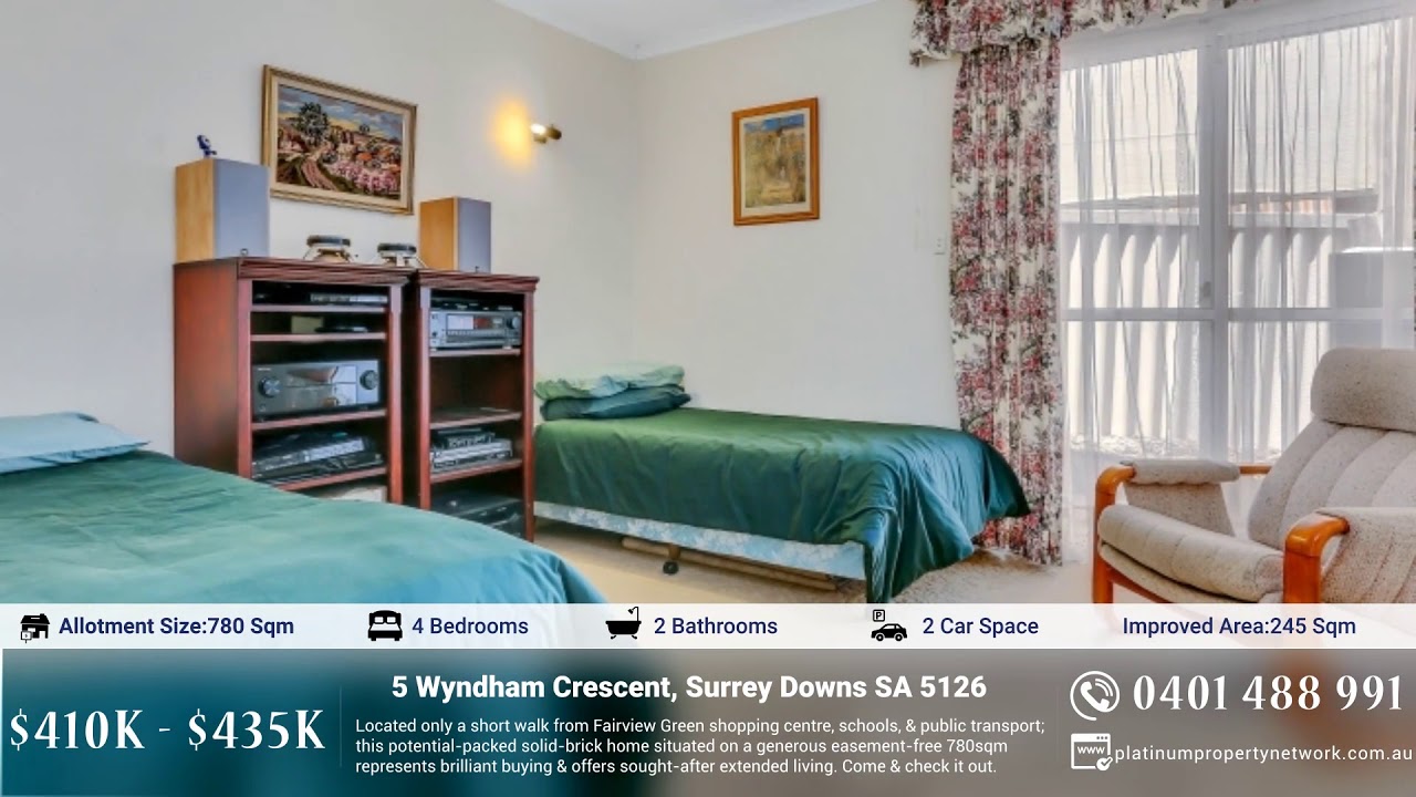 5 Wyndham Crescent SURREY DOWNS