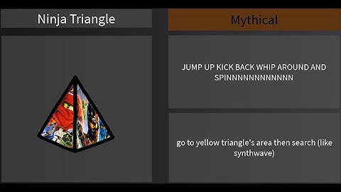 How to get the Ninha Triangle - Find the Triangles