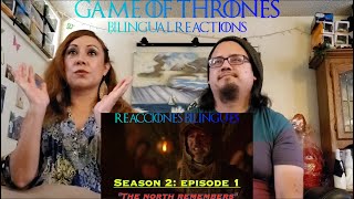 Game Of Thrones S2 E1 Reaction - The North Remembers Not The Babies