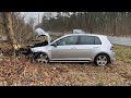 VW Golf 7 Crash