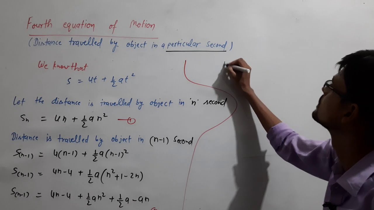 XI304 Fourth Equation of Motion YouTube