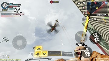 Destroying Attack Chopper with Clusters Strike Cod Mobile