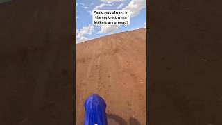 When in Doubt, PANIC REV IT OUT #closecall #fail #motocross #dirtbike #gopro #pov #moto #shorts