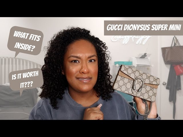 Gucci Dionysus Super Mini Review + What Fits Inside